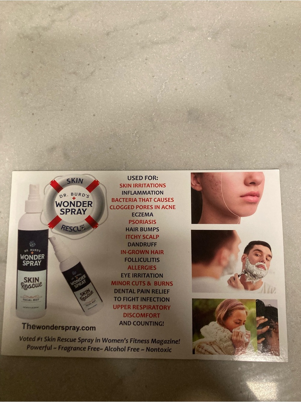4 Skin Rescue Facial Mist - Moisturizing, Cleansing, Soothing Facial Spray
